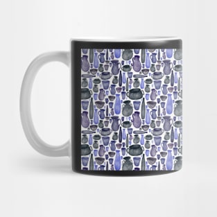 Jugs, Cups and a Cheeky Little Guy in Blues Mug